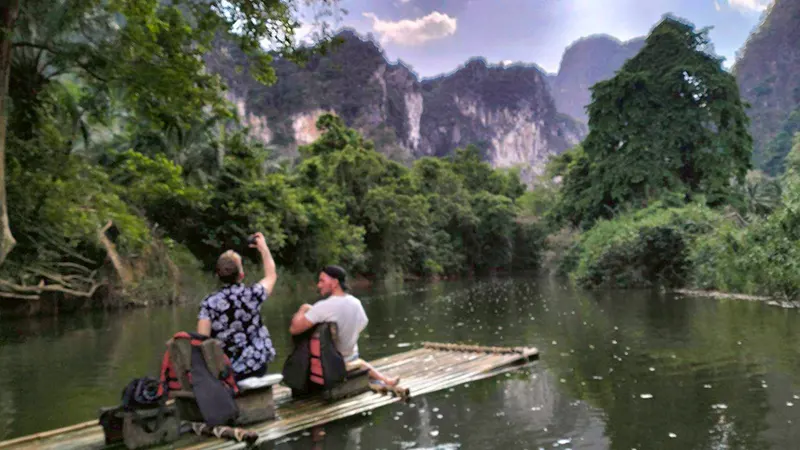 River Bamboo Rafting