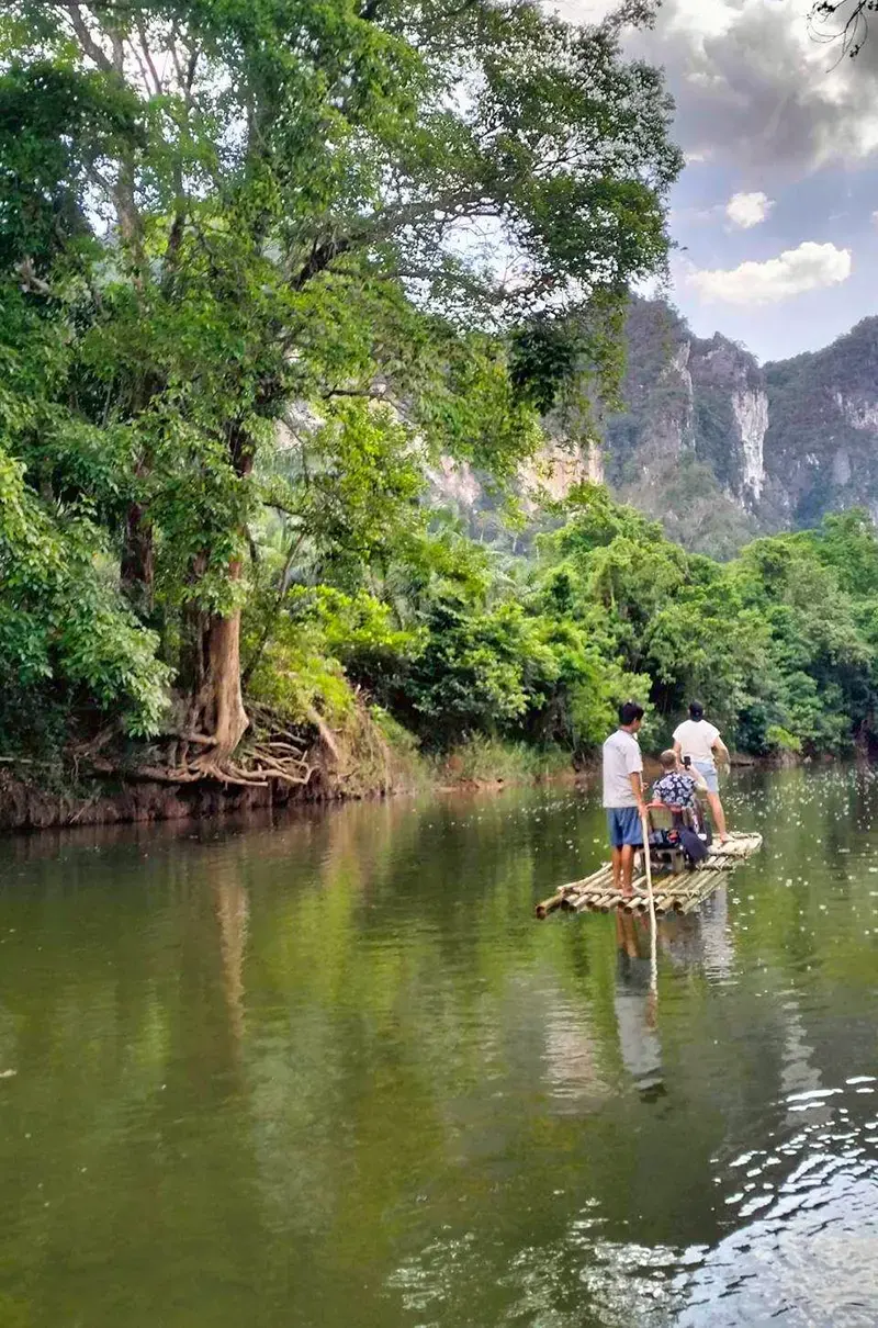 River Bamboo Rafting