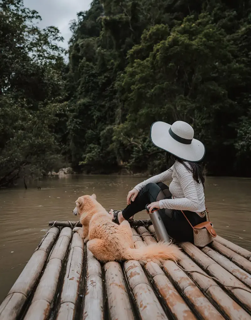 River Bamboo Rafting