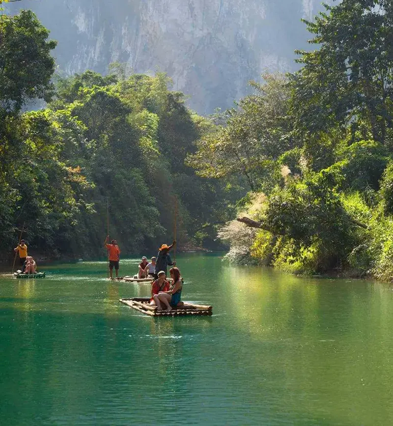 River Bamboo Rafting